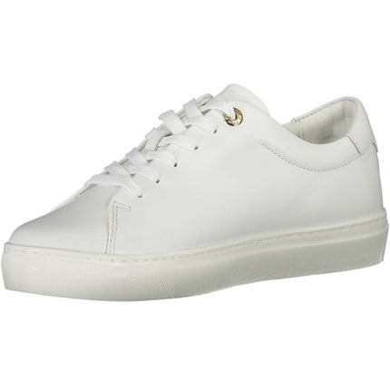 White Leather Women Sneaker