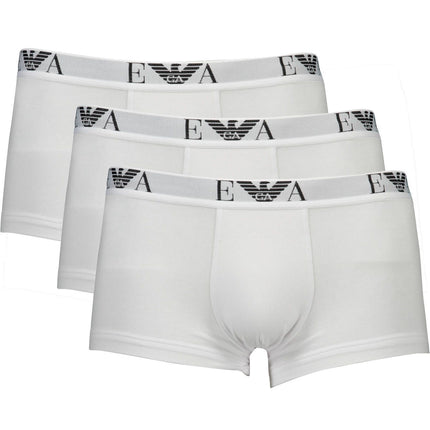 White Cotton Men Trunk