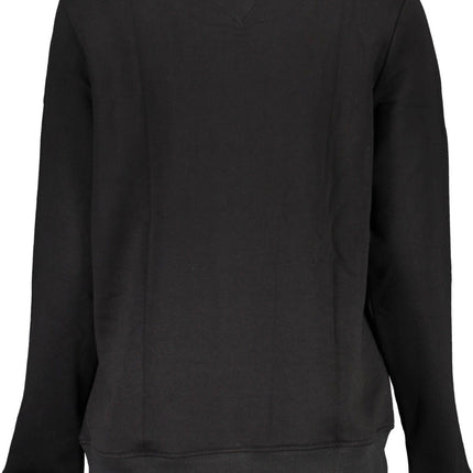 Black Cotton Women Sweater