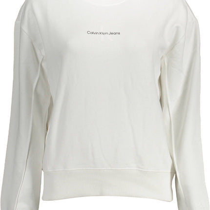 White Cotton Women Sweater