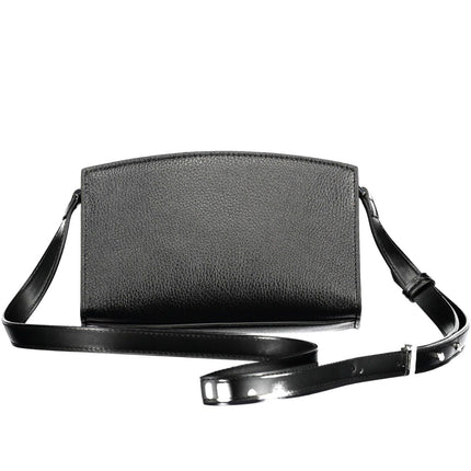 Black Polyethylene Women Handbag