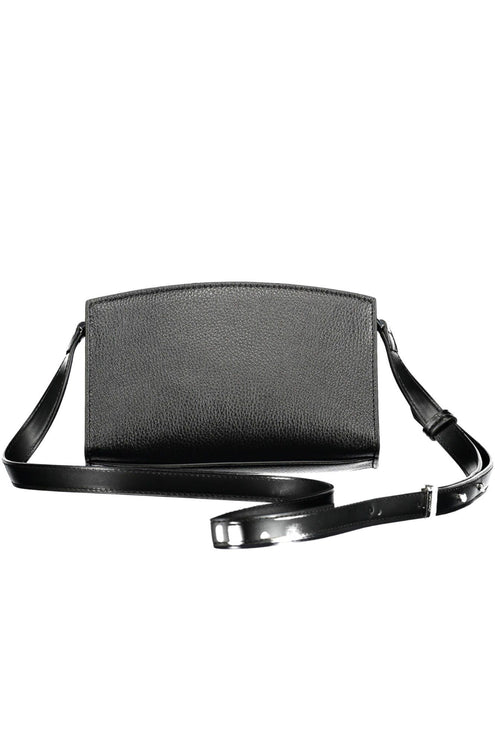 Black Polyethylene Women Handbag