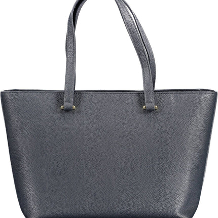 Blue Polyethylene Women Handbag