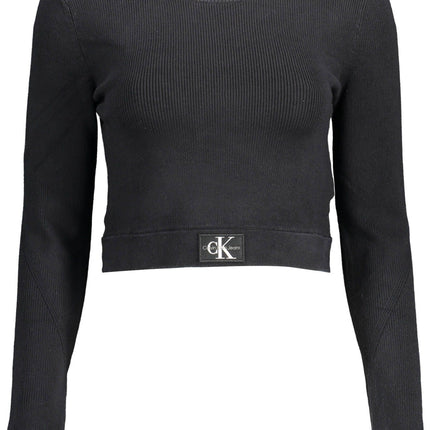 Black Lyocell Women Sweater