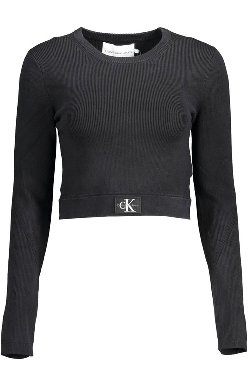 Black Lyocell Women Sweater