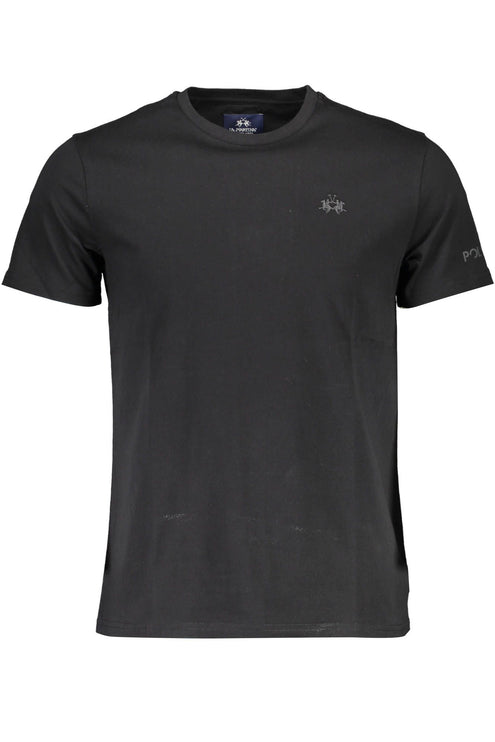 T-shirt nera elegante ricamato