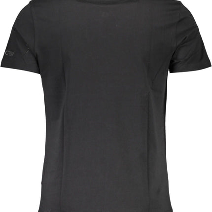 T-shirt nera elegante ricamato