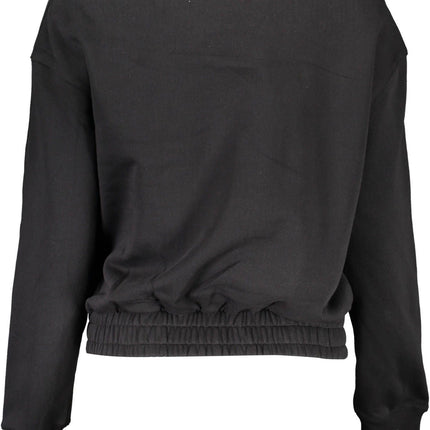 Black Cotton Women Sweater