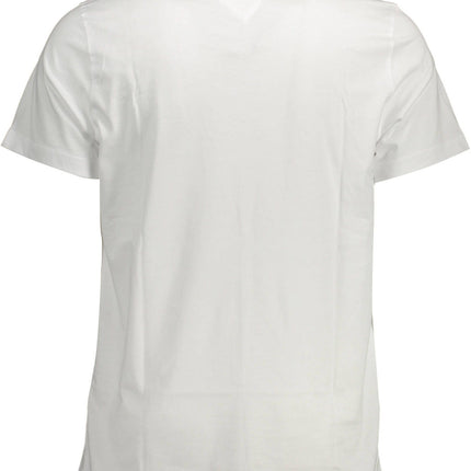 White Cotton Men T-Shirt