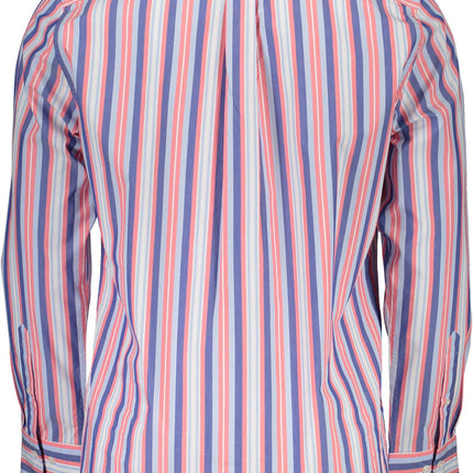 Zomertime elegantie roze shirt met korte mouwen