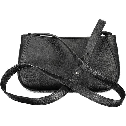 Black Polyethylene Women Handbag