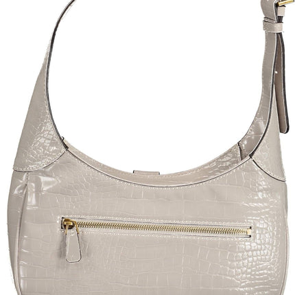 Gray Polyethylene Women Handbag