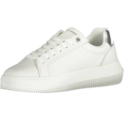 White Leather Women Sneaker