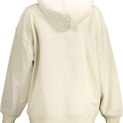 Beige Cotton Women Sweater