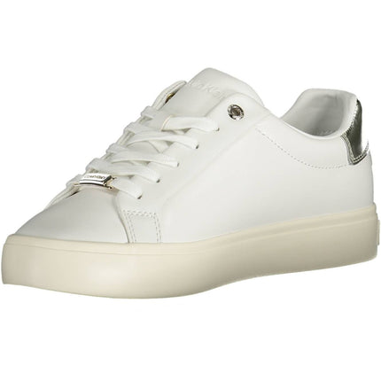 White Leather Women Sneaker