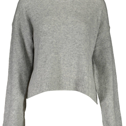 Gray Wool Women Sweater