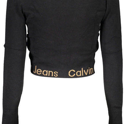 Black Lyocell Women Sweater