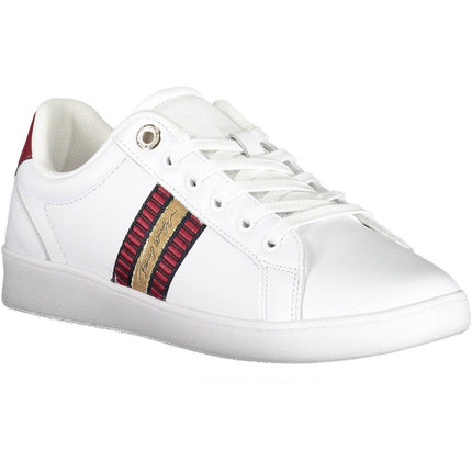 White Leather Women Sneaker