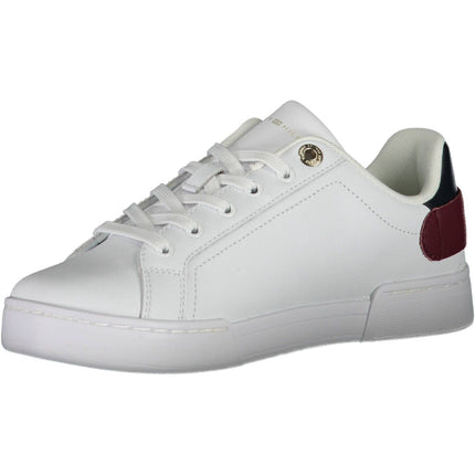 White Polyethylene Women Sneaker