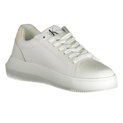 White Leather Women Sneaker