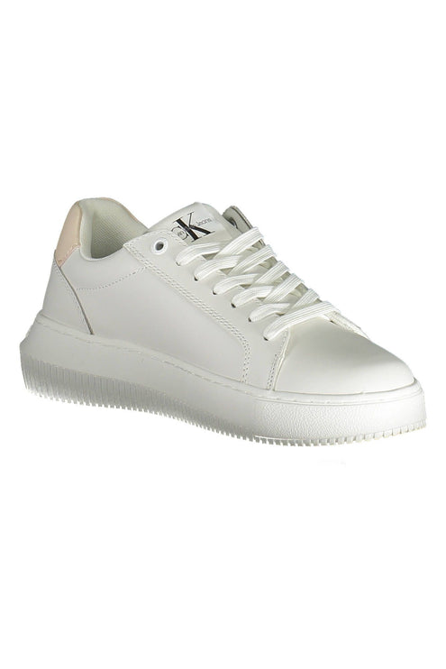 White Leather Women Sneaker