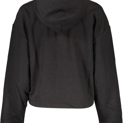 Black Cotton Women Sweater