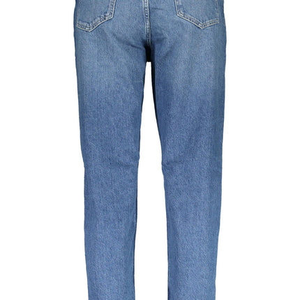 Blue Cotton Women Jeans