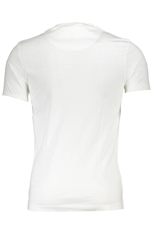 White Cotton Men T-Shirt