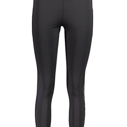 Black Polyester Women Legging