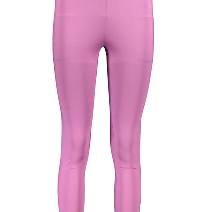 Purple Polyester Women Legging