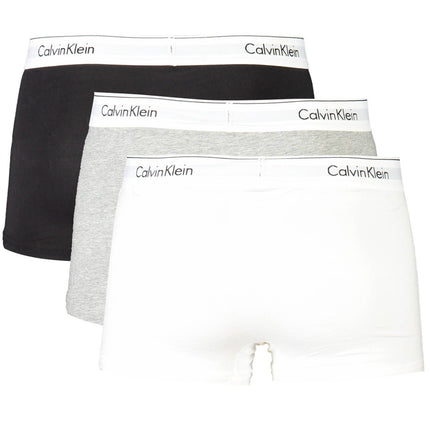 Gray Cotton Men Trunk