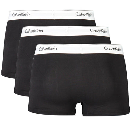 Black Cotton Men Boxer