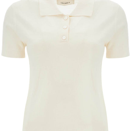 Lisa Yang cashmere nai polo shirt