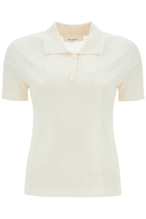 Lisa Yang cashmere nai polo shirt