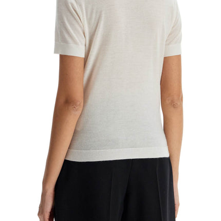 Lisa Yang cashmere nai polo shirt