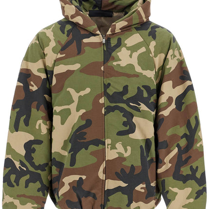 Fear Of God ESSENTIALS jacket with camouflage print