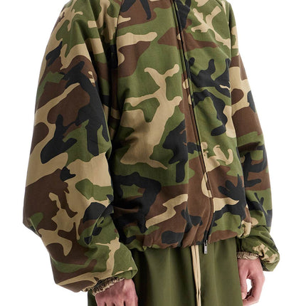 Fear Of God ESSENTIALS jacket with camouflage print