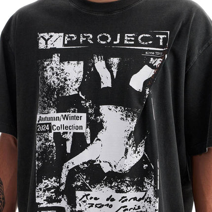 Y Project t-shirt with printed pinch