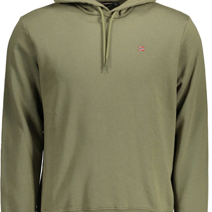 Exclusieve groene sweatshirt met capuchon