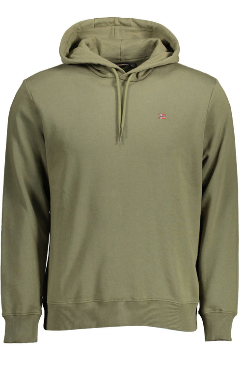 Exclusieve groene sweatshirt met capuchon