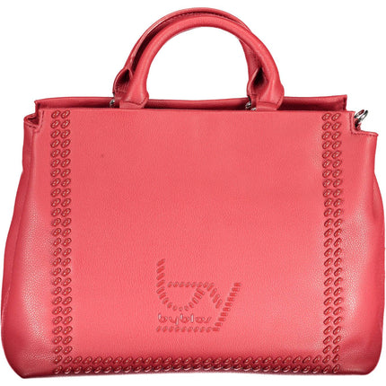 Red Polyethylene Women Handbag