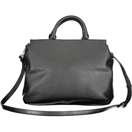 "Black Polyethylene Women Handbag"