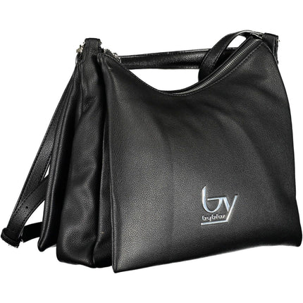 Black Polyethylene Womens Handbag