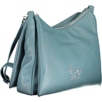 Blue Polyethylene Women Handbag