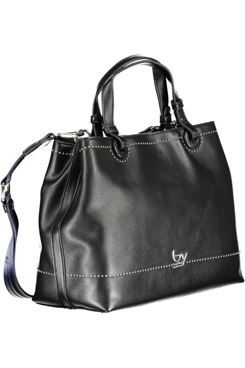 Black Polyethylene Women Handbag