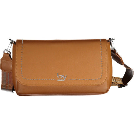 Brown Polyethylene Women Handbag