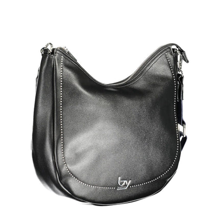 Black Polyethylene Women Handbag