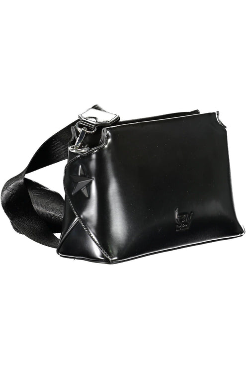 Black Polyethylene Women Handbag