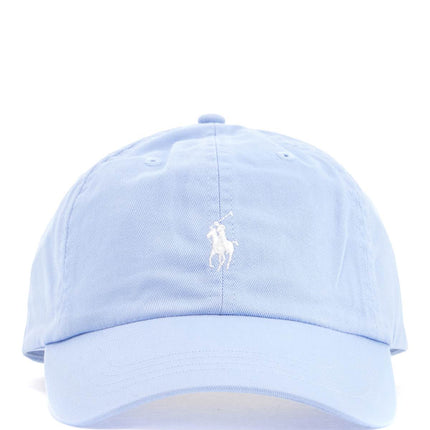 Polo Ralph Lauren adjustable wide brim cotton cap office blue for women