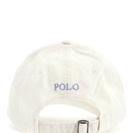 Polo Ralph Lauren curved brim hat parchment cream 100% cotton adjustable